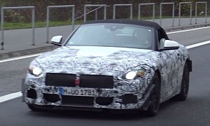 All-New BMW Z4 Sports Extra Aero for Nurburgring Testing