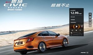 All-New Honda Civic Sedan Lands in China, Getting 1.0 Turbo Later
