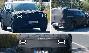 All-New Hyundai Santa Fe Has H-Shaped Headlights and Land Rover Defender-Like Boxy Looks