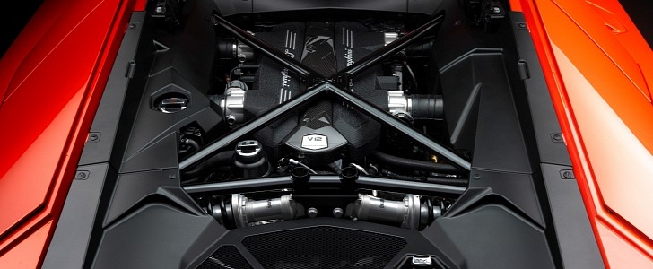 Lamborghini Aventador V12 engine