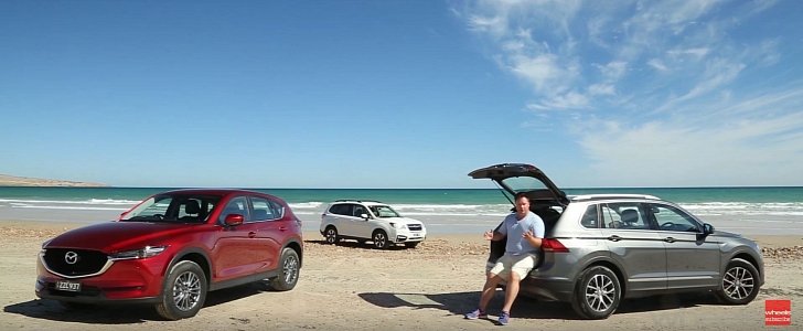  El nuevo Mazda CX-5 se enfrenta a Volkswagen Tiguan y Subaru Forester en Australia - Autoevolution