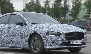 All-New Mercedes CLA-Class Shows More Details in New Spy Video