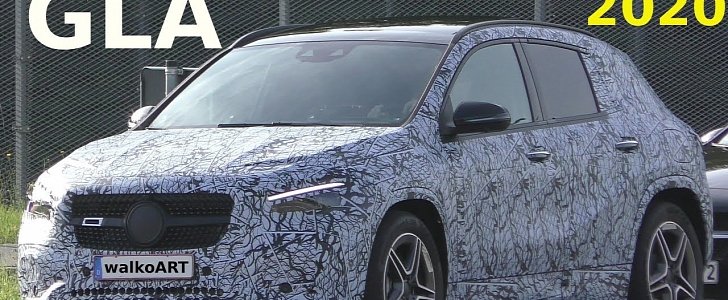 All-New Mercedes GLA Spied for the First Time With Full Production Body