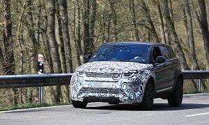 All-New Range Rover Evoque Mule Spied Inside and Out
