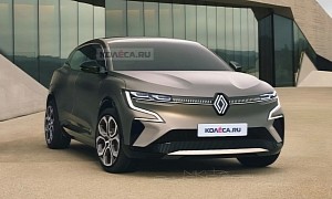 All-New Renault Megane EV Rendered Based on Concept Design and Spy Images