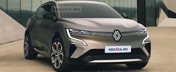 2021 Renault Megane EV rendering