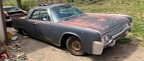 All-Original 1961 Lincoln Continental Convertible Pulled from a Barn Is Here to Impress