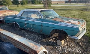 All-Original 1962 Chevy Impala Sitting on Blocks Doesn’t Want Fans to Look Under the Hood