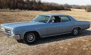 All-Original 1966 Chevrolet Impala Parked for 40 Years Flexes Big-Block Muscle