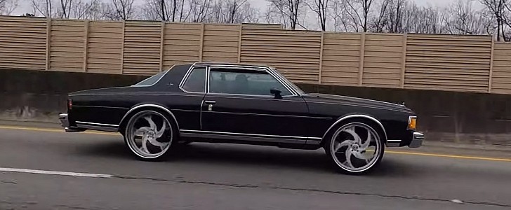 1978 Chevy Caprice Landau Coupe rides on Brushed 26-inch Rucci Forged by whipAddict
