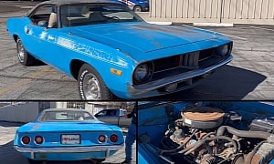 All-Original and Unrestored 1972 Plymouth Barracuda Is an Incredible Garage Find