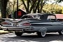 All Silver 1959 Chevrolet Impala Looks So Cool and Cold You Freeze Just by Looking at It