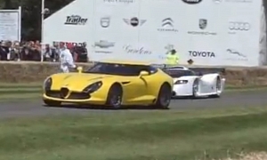 Some of the Supercars Present at Goodwood 2012 Fly-By