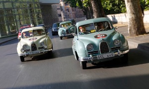 All Three Classic Saab 93s Complete the Mille Miglia 2011