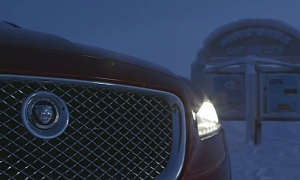 All-Wheel Drive Jaguar XJ Gets Driven Up Frozen Dempster Highway
