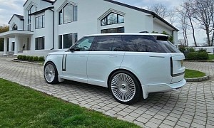 All-White Range Rover on Silver Forgis Goes Against the Murdered-Out Current, for a Change