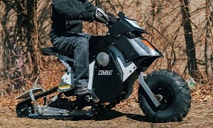 All-Year Fun Is How Daymak's Combat "E-Bike" Likes To Roll: Just Add Tracks During Winter
