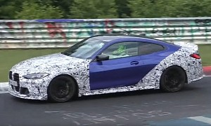 Alleged 2023 BMW M4 CSL Returns to the Nurburgring for a Few Fast Laps