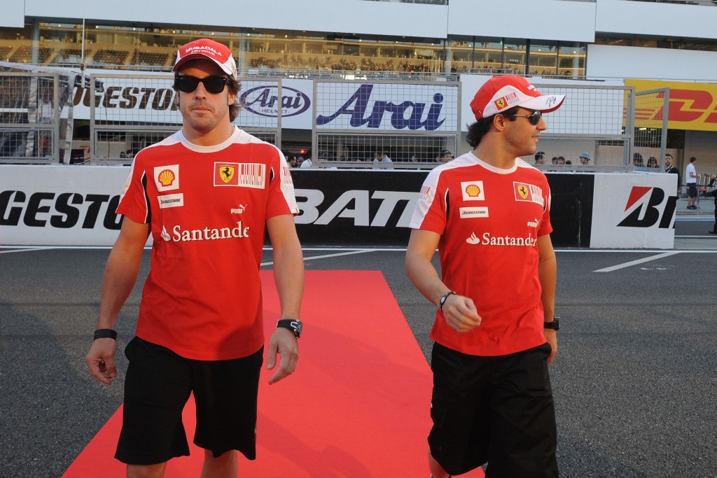Fernando Alonso and Felipe Massa