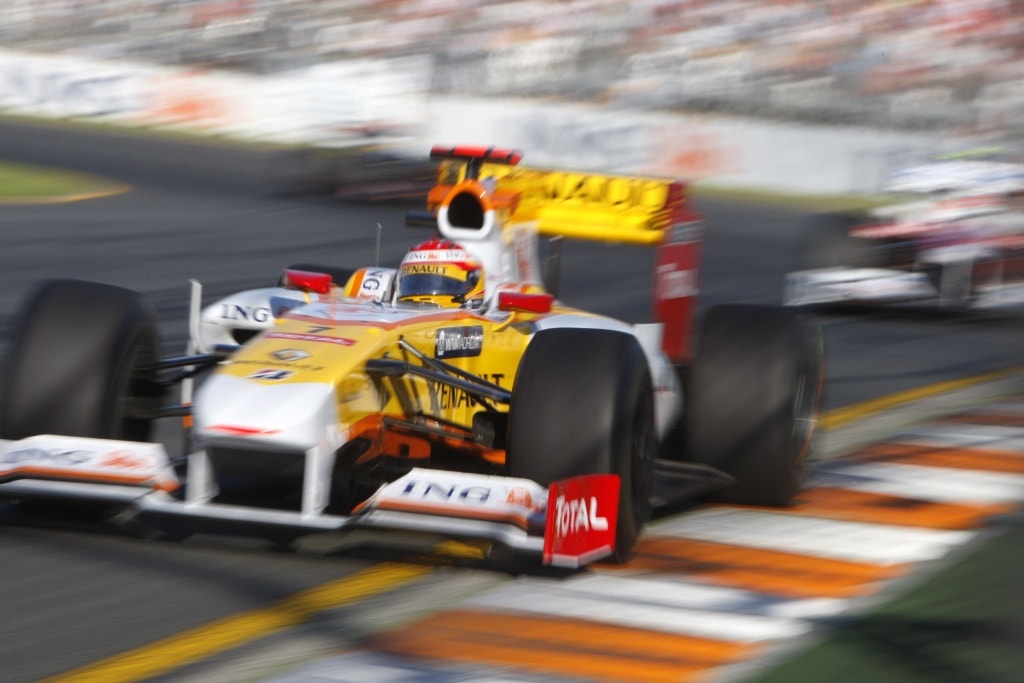 Fernando Alonso during the 2009 Australian Grand Prix