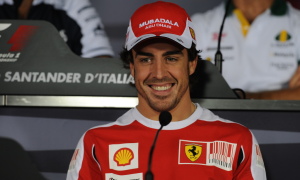 Alonso Super-Happy with Ferrari!