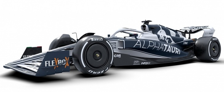 AlphaTauri AT03 Formula 1 car