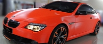 Alpina B6 BiTurbo Turns Fluorescent Orange