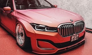 Unreal: Alpina B7 on Forged 20" BBS Super RS Casts Pink Glamour at 205 Mph