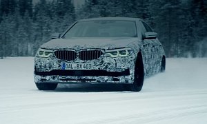 Alpina Teases B5 G30 With Snow Drifting, Rumor Says 3-Liter and V8 Are Coming