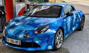 Alpine A110 Spotted at Nurburgring Gas Station, Ready To Set a Lap Time?