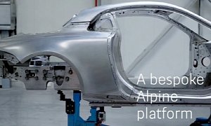 Alpine A120 Bespoke Aluminum Body Teased