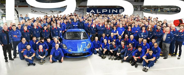 Alpine Dieppe Plant Finishes Production Of A110 Premiere Edition