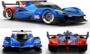 Alpine Unveils A424 Beta Hypercar at the 24 Hours of Le Mans