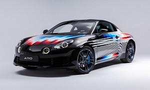 Alpine Unveils Limited Edition A110 Hand-Painted by Artist Felipe Pantone