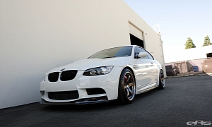 Alpine White BMW E92 M3 Gets Carbon Fibre Treatment