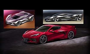 Alternatively, Chevrolet's C8 Corvette Was Supposed to Look Like These CGI Sketches