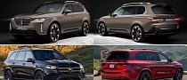 Alternatively-Designed 2025 BMW X7 Gets Compared With Real-World Mercedes GLS