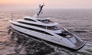 Alvia Superyacht Is Brimming With Luxury Amenities Like a Sports Court and Wellness Center
