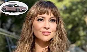Alyssa Milano Steps Out in Customized 2023 Porsche Taycan 4S, and People Have Thoughts