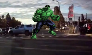Amarok Hulk-Flips a Hyundai Getz in Russia
