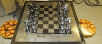 Amateur Mechanic Builds Chess Set Out of Old Car Parts: Which One Is the King?