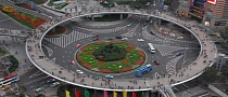 Amazing Circle Pedestrian Bridge in China