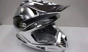 Amazing CNC Machine Sculpts MX Bike Helmet from 120 KG Aluminium Block