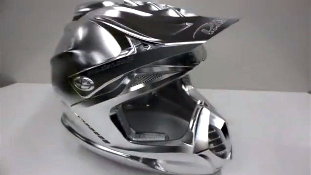 Amazing CNC Machine Sculpts MX Bike Helmet from 120 KG Aluminium Block