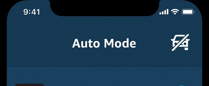 Alexa Auto Mode on iPhone