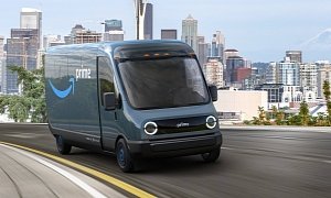 Amazon Orders 100,000 Electric Vans From Rivian
