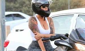 Amber Rose Just Looks Sexier Than Miley Cyrus on a Can-Am