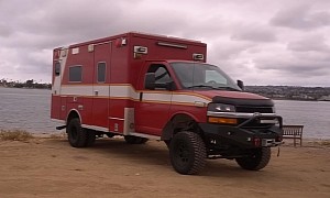 Ambulance Turned Tiny Home on Wheels Is an Off-Roading Beast With a Well-Designed Interior