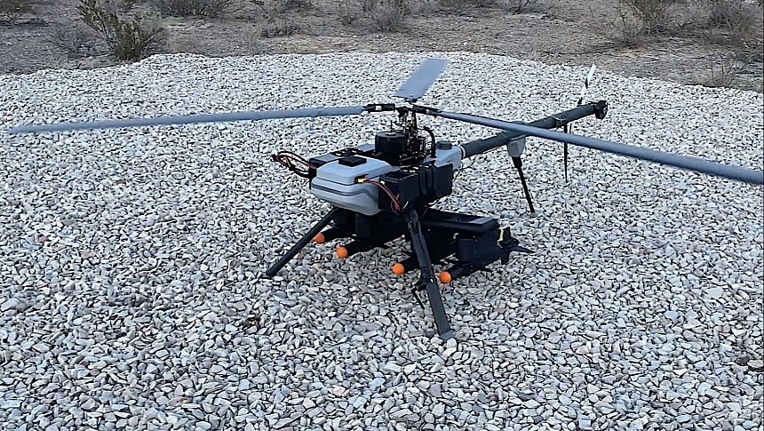 Vapor 55 MX drone loaded with four Shryke warheads