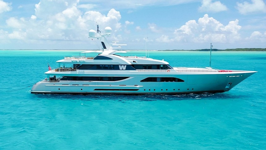 W is billionaire David MacNeil's luxury superyacht